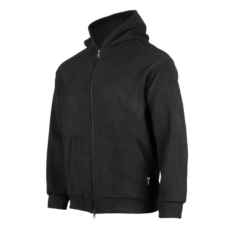 Кофта флисовая Vik-tailor с капюшоном - Black, Vik-Tailor