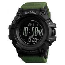 Часы Skmei с компасом 1356 Compass Олива, SKMEI