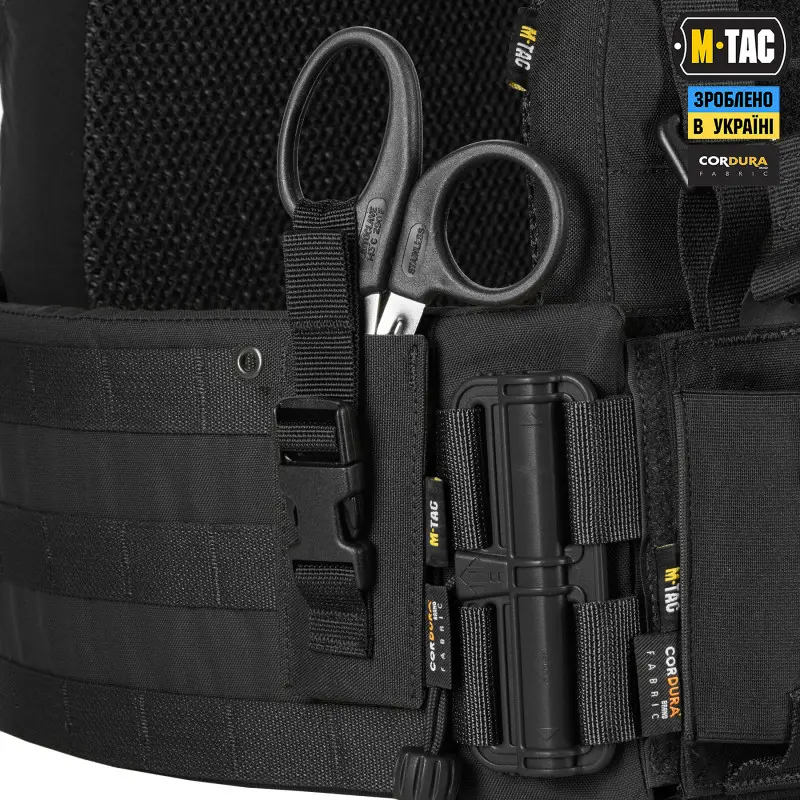 M-Tac підсумок під медичні ножиці Laser Cut Black M-Tac підсумок під медичні ножиці Laser Cut Black