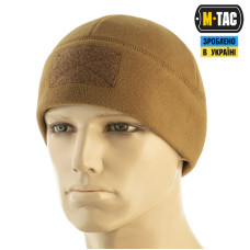 M-Tac шапка Watch Cap Elite фліс (320г/м2) з липучкою Coyote Brown