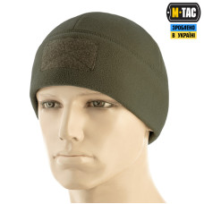 M-Tac шапка Watch Cap Elite фліс (320г/м2) з липучкою Dark Olive