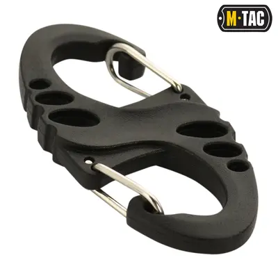 M-Tac карабин S-Hook пластиковый Black