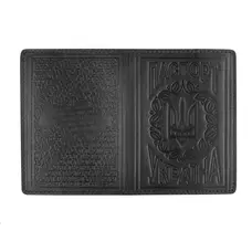 Обложка для паспорта Украины Black, Vik-Tailor