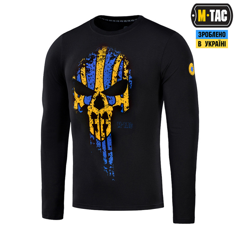 M-Tac футболка Месник довгий рукав Black/Yellow/Blue