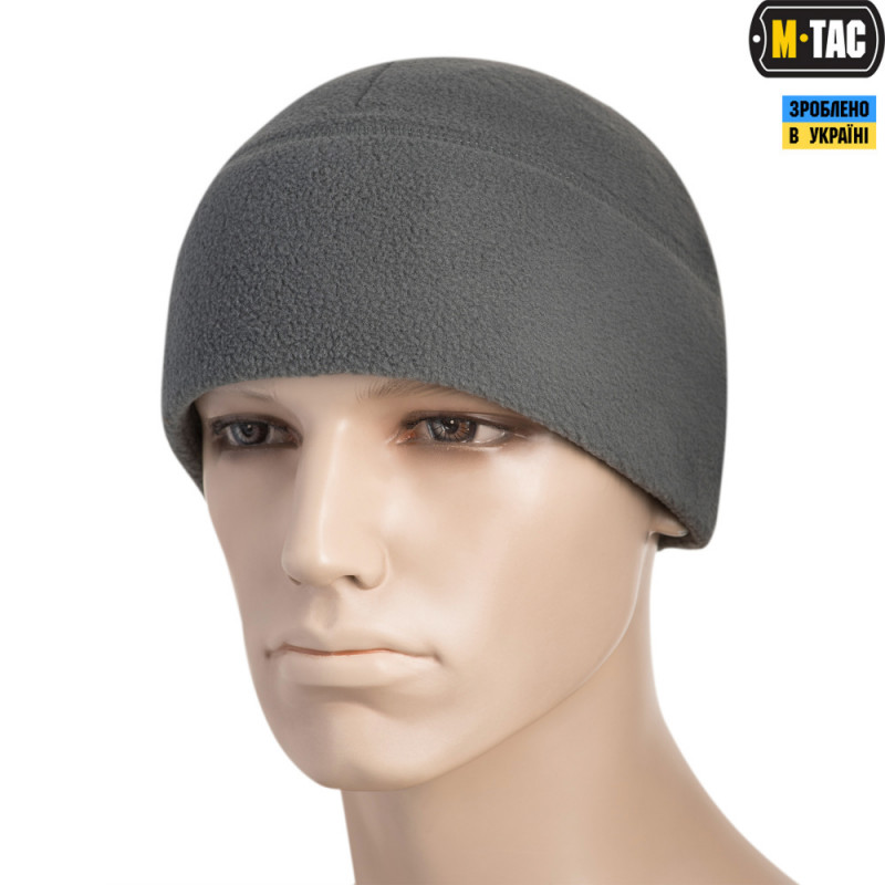 M-Tac шапка Watch Cap Elite фліс (260г/м2) with Slimtex Grey