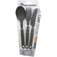 Набор столовых приборов Camp Cutlery Set Charcoal от Sea to Summit (STS ACUTLCH)