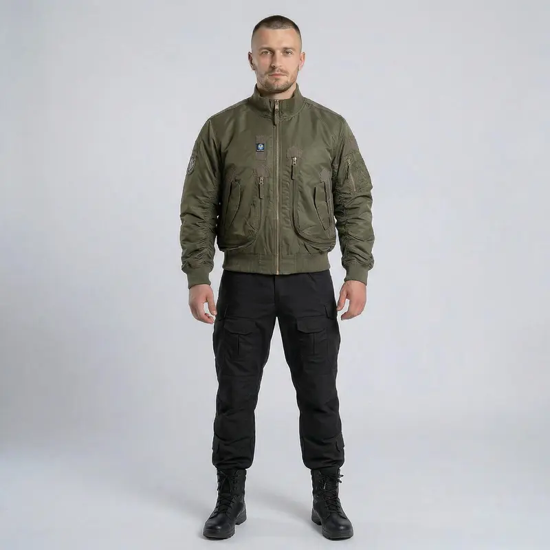 Куртка-бомбер Vik-Tailor летная, Olive
