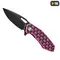 M-Tac нож складной Type 12 Skull Black/Pink