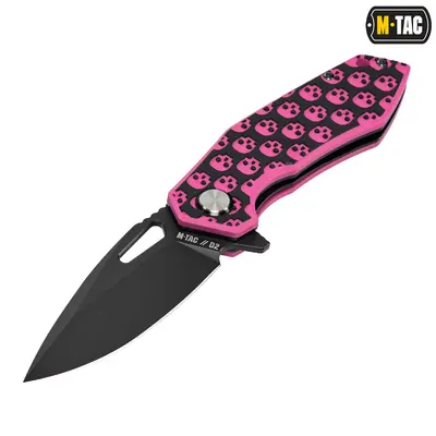 M-Tac нож складной Type 12 Skull Black/Pink