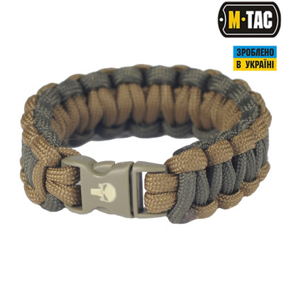 M-Tac браслет паракорд Каратель олива/хакі