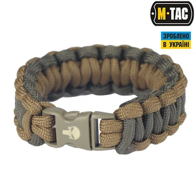 M-Tac браслет паракорд Каратель олива/хакі