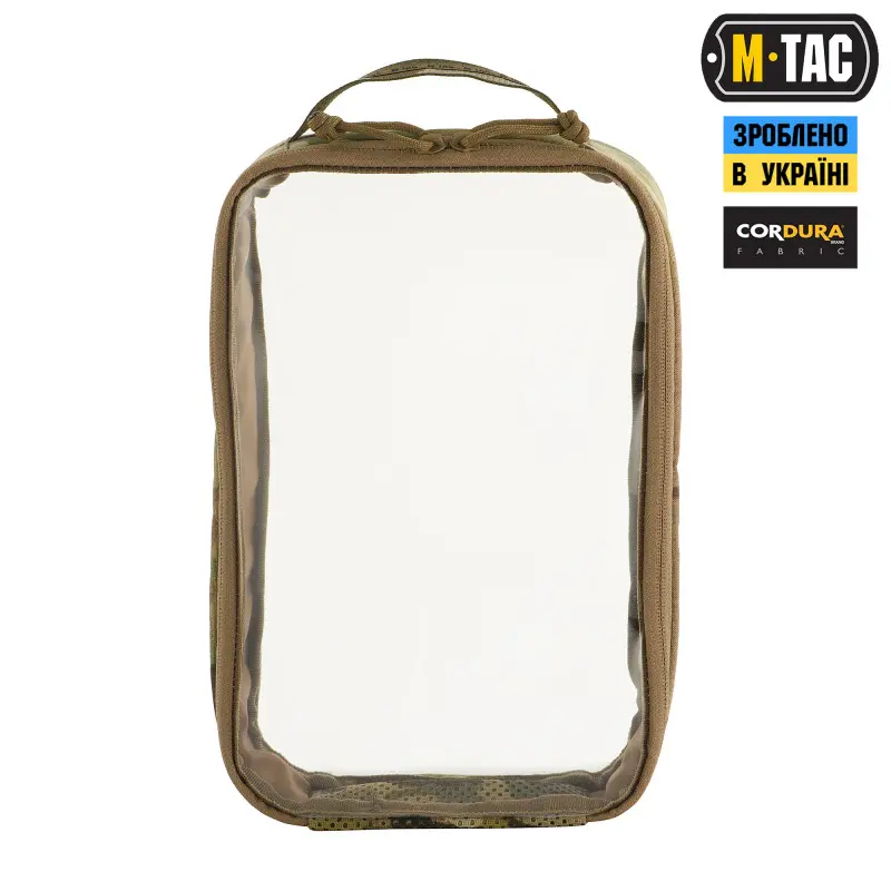 M-Tac органайзер утилітарний прозорий Elite Large (30х19 см) Multicam M-Tac органайзер утилітарний прозорий Elite Large (30х19 см) Multicam