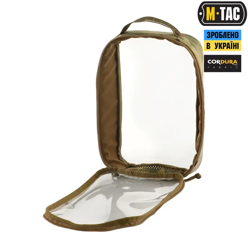 M-Tac органайзер утилітарний прозорий Elite Large (30х19 см) Multicam M-Tac органайзер утилітарний прозорий Elite Large (30х19 см) Multicam