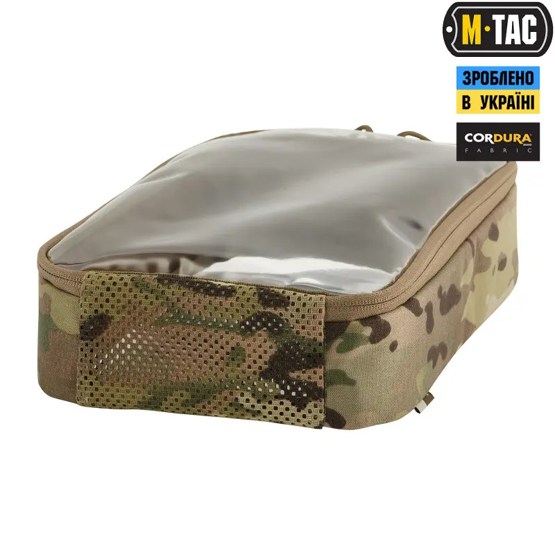 M-Tac органайзер утилітарний прозорий Elite Large (30х19 см) Multicam M-Tac органайзер утилітарний прозорий Elite Large (30х19 см) Multicam