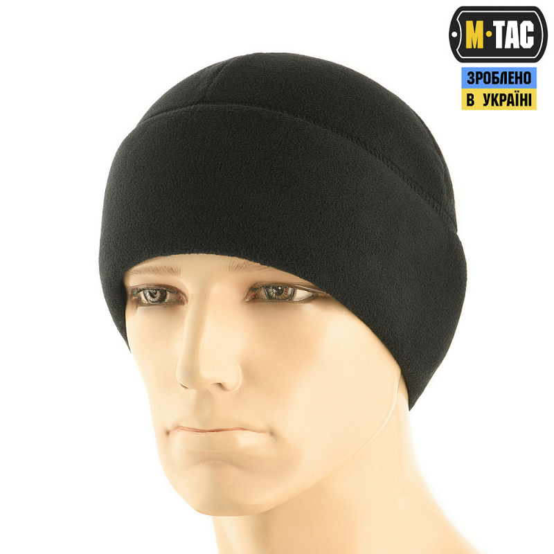 M-Tac шапка Watch Cap Premium флис (250г/м2) with Slimtex Black