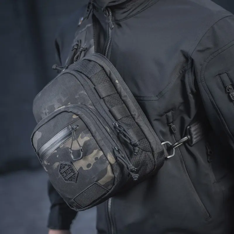 M-Tac сумка Cross Bag Slim Elite Hex Multicam Black/Black M-Tac сумка Cross Bag Slim Elite Hex Multicam Black/Black