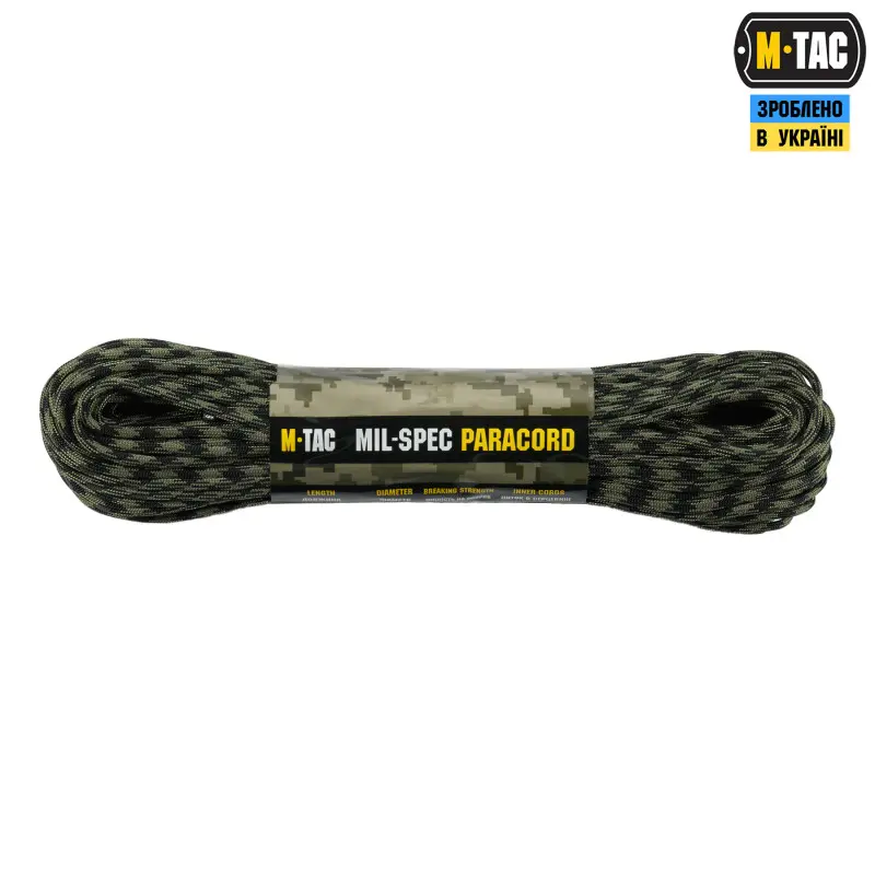 M-Tac паракорд 550 mil-spec Black Forest 30м