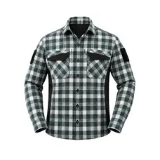 Тактическая рубашка Vik-Tailor с липучкой Velcro, Olive, VIK-TAILOR