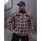 Тактическая рубашка Vik-Tailor с липучкой Velcro, Burgundy, VIK-TAILOR