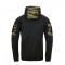 Куртка ROGUE Hoodie (FullZip), Black/Tiger stripe, Helikon-Tex