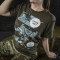 M-Tac футболка Comics Drone Girl Dark Olive