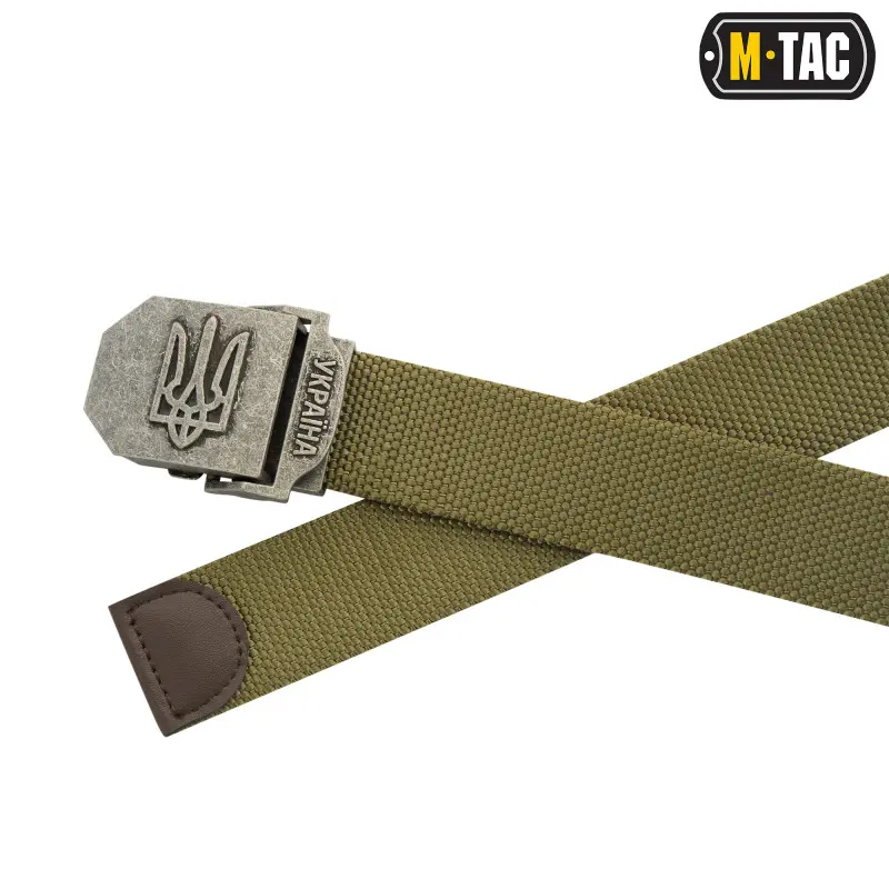 M-Tac ремінь з Тризубом (тип 2) Olive M-Tac ремінь з Тризубом (тип 2) Olive