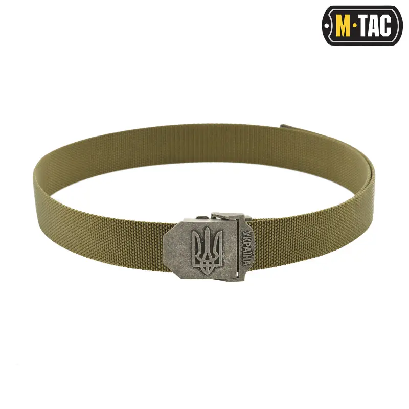 M-Tac ремінь з Тризубом (тип 2) Olive M-Tac ремінь з Тризубом (тип 2) Olive