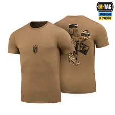 M-Tac футболка бойового медика 3 ОШБр Coyote Brown