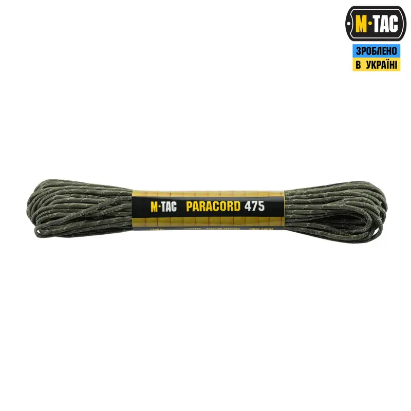 M-Tac паракорд 475 Ranger Green Reflective 15м