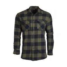 Рубашка фланелевая Sturm Mil-Tec® Flannel Shirt Light RANGER GREEN/BLACK