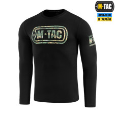 M-Tac футболка Logo довгий рукав Black