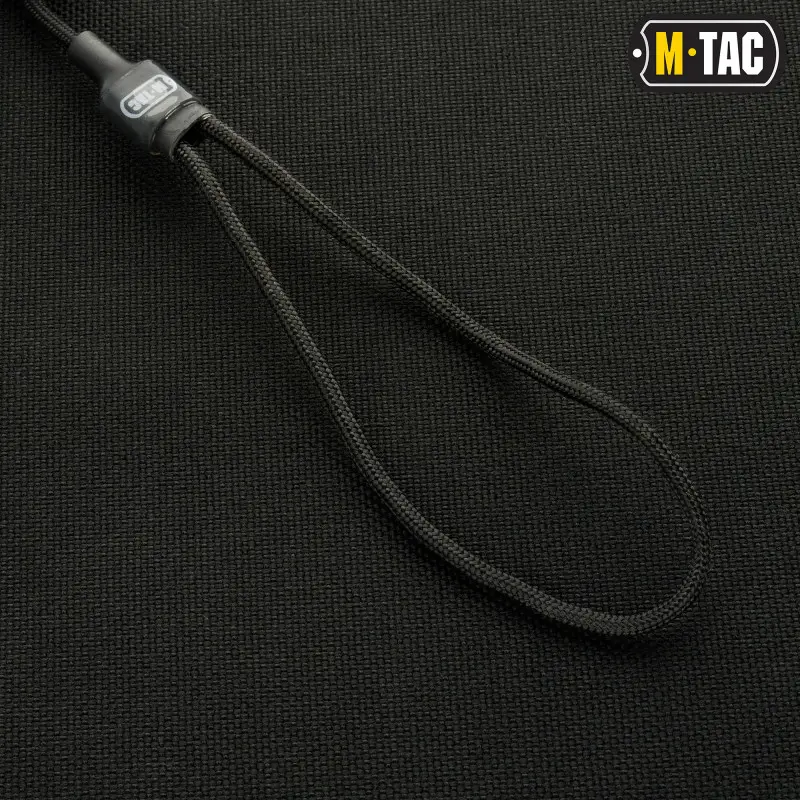 M-Tac шнур страхувальний Lite комбінований з D-кільцем чорний M-Tac шнур страхувальний Lite комбінований з D-кільцем чорний