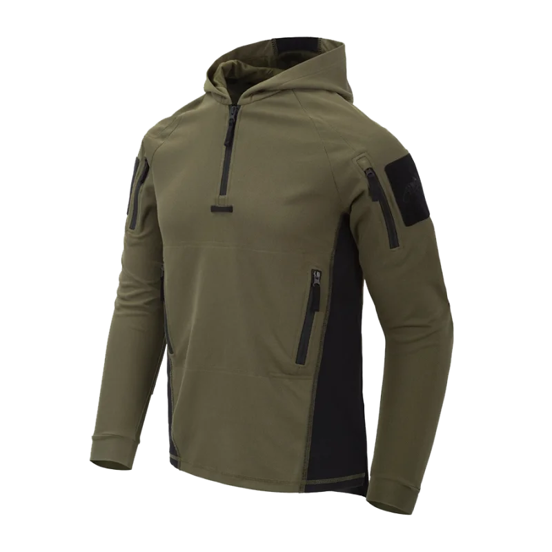 Тактична сорочка RANGE HOODIE - TOPCOOL, Olive Green/Black, Helikon-Tex