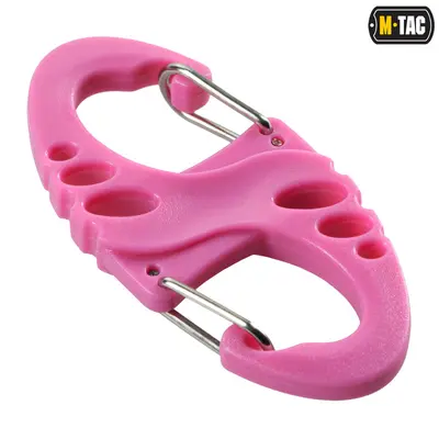 M-Tac карабин S-Hook пластиковый Pink