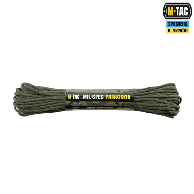 M-Tac паракорд 550 mil-spec Ranger Green Reflective 15м