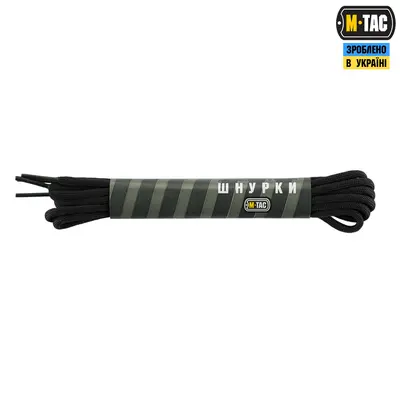 M-Tac шнурки black нейлон Mil-Spec