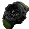 Годинник тактичний багатофункціональний Skmei 1358 Black/Olive