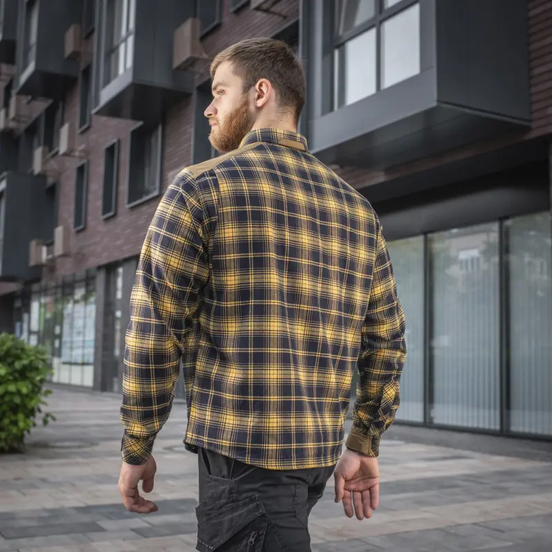 M-Tac сорочка Redneck Cotton Navy Blue/Yellow M-Tac сорочка Redneck Cotton Navy Blue/Yellow