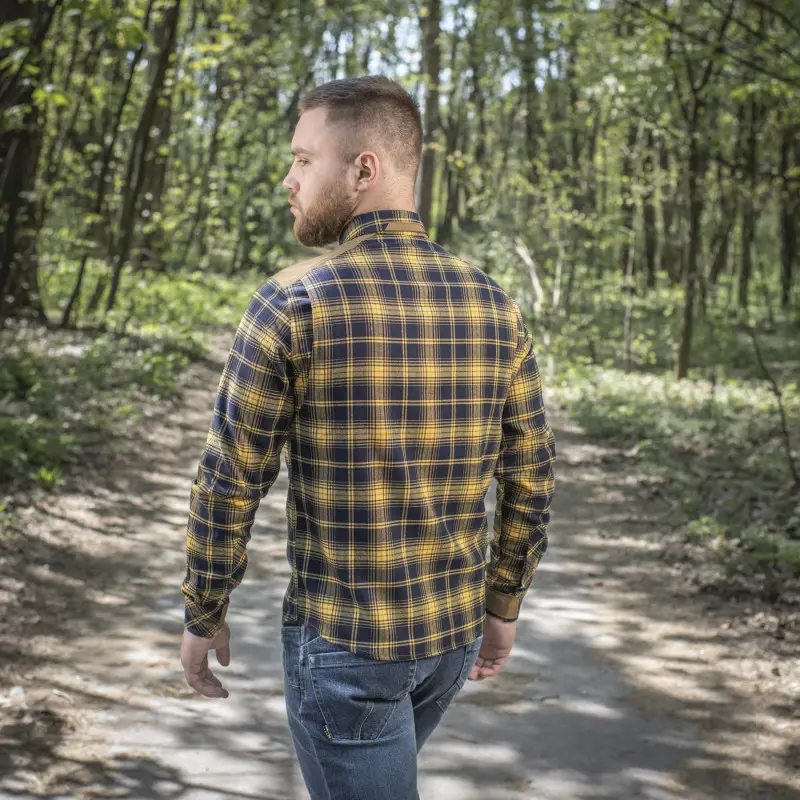 M-Tac сорочка Redneck Cotton Navy Blue/Yellow M-Tac сорочка Redneck Cotton Navy Blue/Yellow