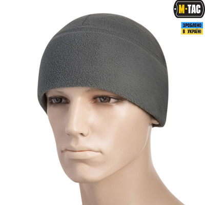 M-Tac шапка Watch Cap фліс (260г/м2) with Slimtex Grey