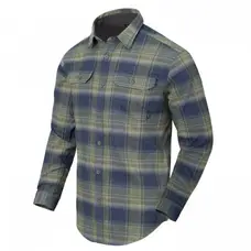 Сорочка GREYMEN з д. Рукавами, Blast Blue Plaid (PE), Helikon-Tex