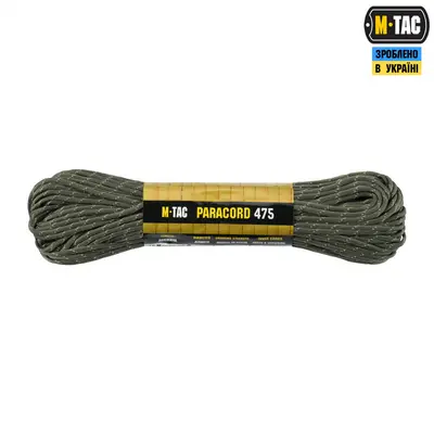 M-Tac паракорд 475 Ranger Green Reflective 30м