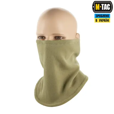 M-Tac шарф-труба Elite короткий с затяжкой флис (320г/м2) Tan