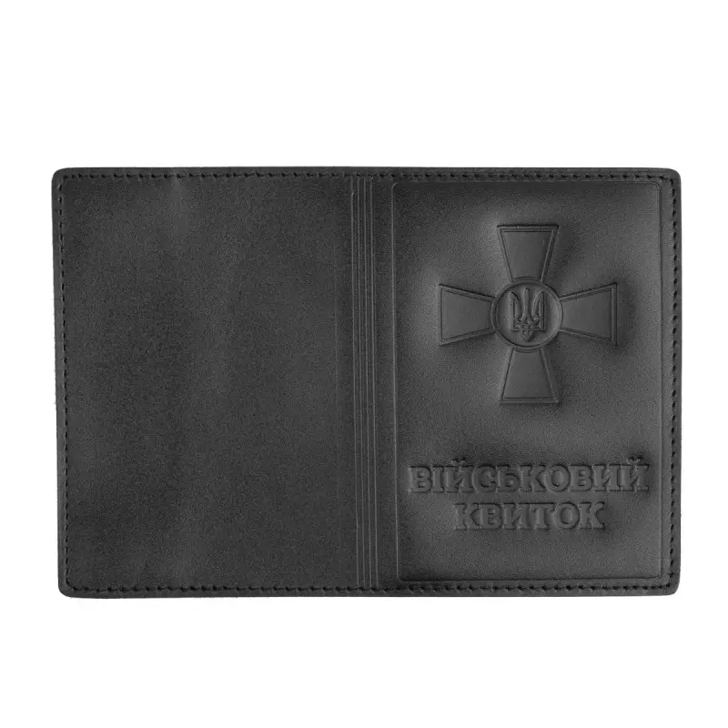 Обложка Военный билет Black, Vik-Tailor