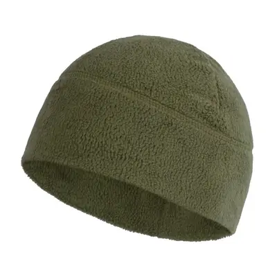 Шапка вязаная с флисом без отворота - Dark olive, Vik-Tailor