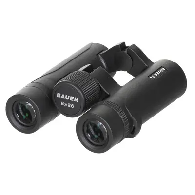 Бинокль с чехлом BAUER Binocular Outdoor SL, 8x26 водонепроницаемый Черный, Black, Vik-Tailor