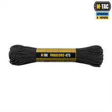 M-Tac паракорд 475 Black 30м