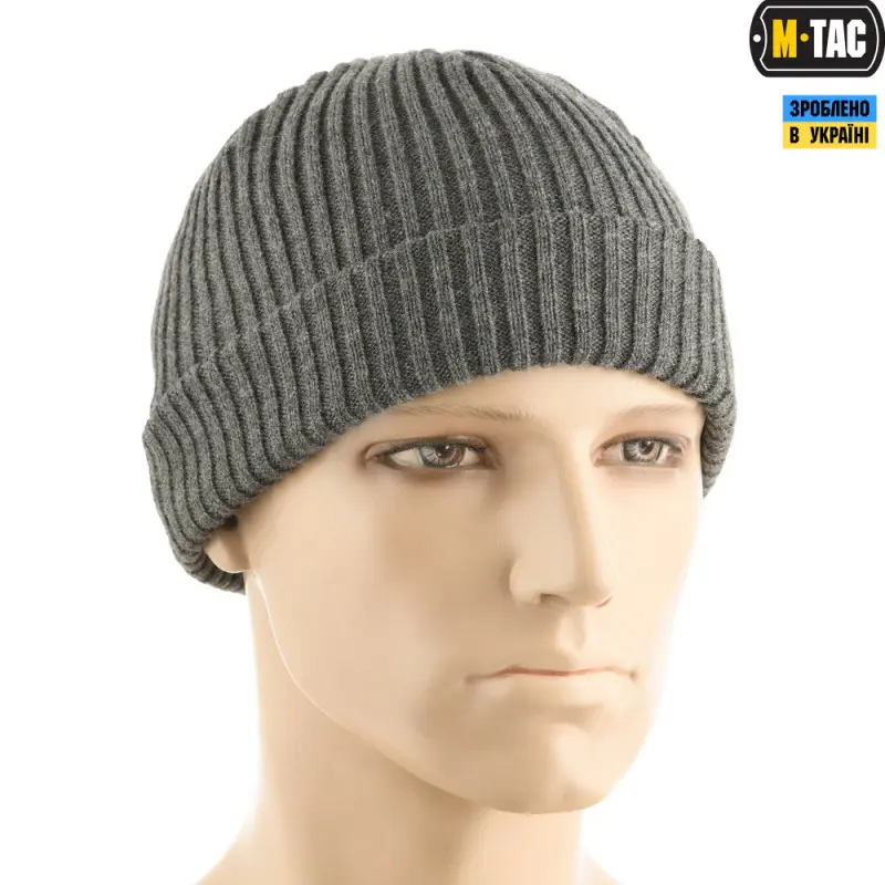 M-Tac шапка вязана 100% акрил Grey M-Tac шапка вязана 100% акрил Grey