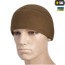 M-Tac шапка Watch Cap фліс (260г/м2) with Slimtex Coyote