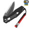 M-Tac темляк Viper Козацький Хрест V.2 Steel Black&Red